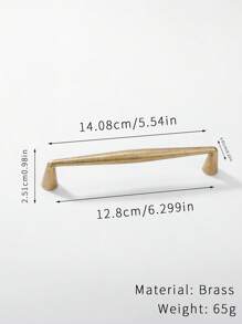 2pcs Retro Cabinet Drawer Pulls Handles, Antique Bronze Simple French Chic Handles For Cabinets, Wardrobes Or Furniture - Old Bronze - View 9