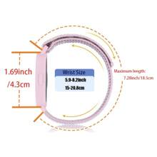 Nylon-Schlaufe als Ersatzarmband für Hua Wei Band 9, 8, 7, 6 Smartwatch, atmungsaktives Sportarmband für Hua Wei Band 9, Band 8, 7, 6