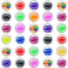 2个/5个/10个/20个/30个装 压力球、按摩球、挤压玩具、减压球、生日派对小礼物、礼品袋填充物、皮纳塔填充物，颜色随机 - 彩色 - 查看 8