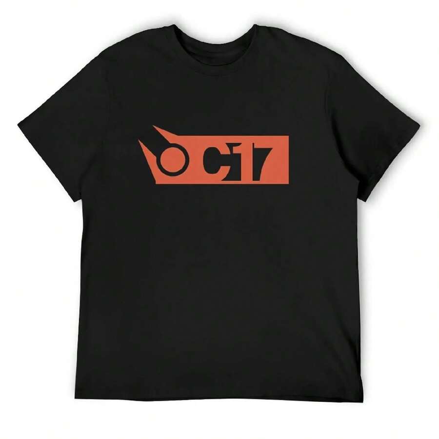 Half-Life 2 City 17 Logo T-Shirt Cute Clothes Rapper Graphic Tees Fitted T Shirts For Men - màu đen - Xem 1