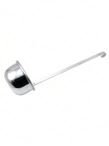 3 Serving Ladles 8 Cm In Diameter, Made Of Aluminium, 33 Cm Long, Excellent Quality And Durability. - Light Grey - View 3