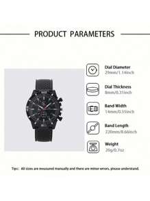 5件套：男士休闲创意石英表、钱包、钥匙扣、皮带、太阳镜礼盒套装