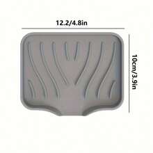 Silicone Soap Dish With Drainage, Non-Slip Rectangular Soap Holder Tray For Bathroom, Travel-Friendly Soap Container With Anti-Skid Bottom Design