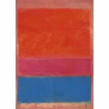 1pc Mark Rothko Museum Exhibition Modern Abstract Art Poster Canvas Painting Wall Prints Picture For Living Room Home Decor No Frame - Multicolor - View 26