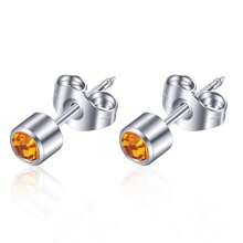 1 Paar rostfreie Stahlohrringe Piercings Nieten 4mm Hypoallergen für Piercings, Werkzeug-Sets, Geburtsstein Ohrstecker, Tragus, Knorpel Schmuck