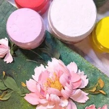 1pc 200g Sculpting Paste For 3D Bas-Relief Art (2 Assorted Lids),Mother's Day,Mom's Gift