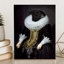 1 件 Anouk 狗海报、艺术绘画、数码打印艺术、数码打印、卧室客厅走廊的理想礼物、墙壁艺术、墙壁装饰、房间装饰、桌面装饰、防水适用于卧室、客厅、书房、酒店酒吧、走廊、防水壁画