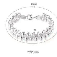 1 Exquisite 925 Sterling Silver Bracelet - A Simple, Elegant, And Versatile Women's Jewelry - Perfect For Daily Wear, Gift Giving, And Special Occasions - White - View 4