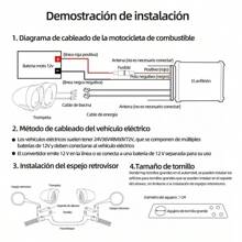 Motorcycle Exterior Electronic Accessories - Red - View 4