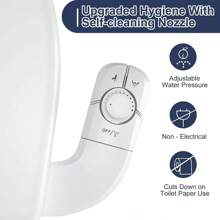 Bidet Fresh Water Dual Spray Kit Non Electric Toilet Seat Attachment Cold Wash Bathroom Decor Summer