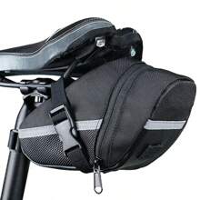 Bolsa de bicicleta de nailon, bolsa de almacenamiento impermeable para sillín de bicicleta de montaña, bolsa de herramientas trasera, accesorios de bicicleta para exteriores
