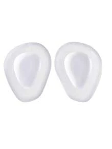1 Pair Unisex Transparent Silicone Heel & Forefoot Cushion Pad For Comfy & Fashionable Shoe Insert