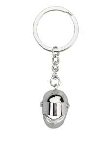 1pc Customized Motorcycle Helmet Keychain, Keychains Backpack Decoration Pendant, Gift For Couples, Parents, Best Friends, Daughters And Sons ,For Family, Birthday Gift - Multicolor - View 12