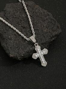 6 种款式可选 - 1 件吊坠和不锈钢链条，男女通用嘻哈朋克复古项链，适合日常佩戴或作为情侣派对/圣诞礼物 - 彩色 - 查看 17