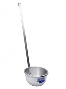 EQUIPMENT AUTOMOTIVE JAVAZ Set Of 3 Serving Ladles, 8, 10 And 12 Cm In Diameter, Made Of Aluminium, 33 And 42 Cm Long, Excellent Quality And Durability. - 淺灰色 - 查看 4