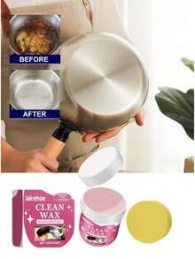 Kitchen Stainless Steel Cleaning Paste Pot Bottom Burn Mark Polishing Cleaning Decontamination Multi-Effect Cleaning Paste - Multicolor - View 1