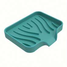 Silicone Soap Dish With Drainage, Non-Slip Rectangular Soap Holder Tray For Bathroom, Travel-Friendly Soap Container With Anti-Skid Bottom Design