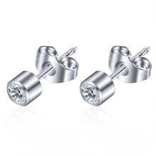 1 Paar rostfreie Stahlohrringe Piercings Nieten 4mm Hypoallergen für Piercings, Werkzeug-Sets, Geburtsstein Ohrstecker, Tragus, Knorpel Schmuck