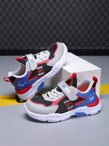 Children's Mesh Breathable Sports Shoes, Lightweight Casual Athletic Sneakers For Boys, Suitable For School, All Season - Red - View 5