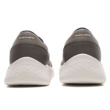 Skechers 男士 Go Walk Flex 休闲舒适运动鞋，216323-TPNV - 灰褐色/海軍藍色 - 查看 4