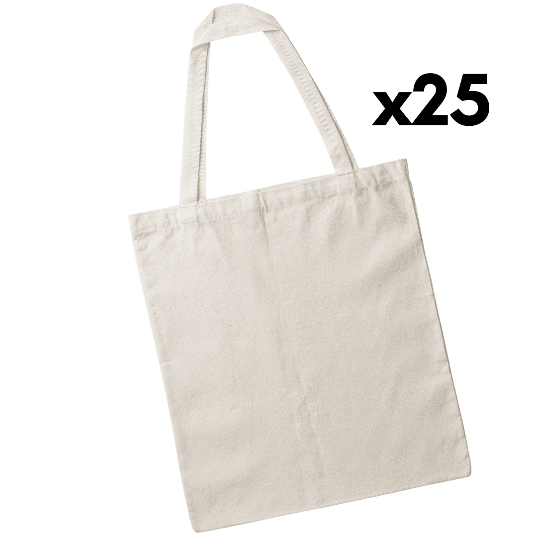 25 Bolsas Ecológicas Tote Bag Manta Cruda 100% algodón, Bolsa de regalo para personalizar, Bolsa para serigrafia, Bolsa Ecologica, Bolsa de publicidad, Paquete de bolsas promocionales, Bolsas para accesorios, Bolsas para supermercado, Bolsa reutilizable, Bolsa de compras, Bolsa de playa, Bolsa para eventos, Bolsa para festivales, Bolsa de almacenamiento, Bolsa hecha en México - Beis - Ver 1