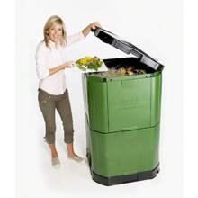 Aerobin 400 Insulated Compost Bin, 113 Gallon, Vermin Resistant Green Rectangular - default - View 4