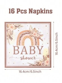 Bộ 40 món/bộ đồ ăn dùng một lần phong cách Boho, Bộ đồ ăn bằng giấy trang trí tiệc mừng em bé theo phong cách cầu vồng Boho, Đồ trang trí tiệc mừng em bé tiết lộ giới tính Đồ trang trí nhà bếp, Đồ trang trí nhà cửa Đồ trang trí phòng Đồ trang trí bàn, Quà tặng sinh nhật Đồ trang trí tiệc, Bao gồm 8 đĩa giấy 7 inch & 9 inch Hộp đựng thức ăn, Khay đựng thức ăn nhà bếp Khay đựng bánh & 16 khăn ăn & 8 cốc, Bộ đồ ăn tiệc dự tiệc - em bé boho - Xem 11