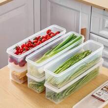 1-10pcs Parsley/Scallion Storage Box, Refrigerator Freshkeeper Box, Thickened Noodle And Egg Storage Box, Sutiable To Use In Kitchen, Kitchen Storage Goods