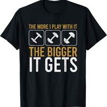 Muscles Get Bigger Bodybuilding Gym Workout Weightlifting T-Shirt