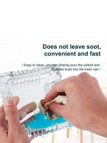 Magic Ashtray Sand, Smokeless Ashtrays For Cigarettes Indoor, Quickly Extinguish Smoke And Adsorb Soot, Prevent Secondhand Smoke, Odor Eliminator, Air Freshener, Outdoor Ash Tray Sand