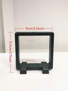 1入組白色塑料高清3D浮動展示盒，適用於珠寶展示櫃 - 白色 - 查看 14