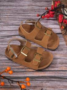 1 Pair Boys' Casual Fashionable Retro Summer Sandals