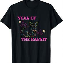 Year Of The Rabbit T-Shirt - Black - View 1