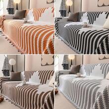 Genérico Funda de Sofá de Chenilla Reversible, Cubre Sofá de Chenille Doble Cara, Fundas De Sofa Protector Cover, Funda Sofá Perro Acolchada, Funda de Sofá Antideslizante Lavable (Gris, 180 * 130 CM) - Gris - Ver 7