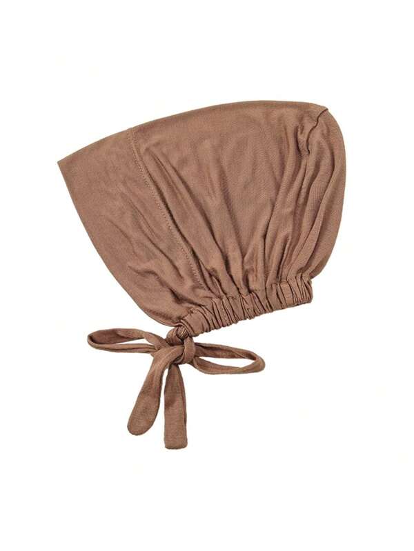  1pc Solid Color Scarf Silk Scarf Thin Large Gauze Travel Sunscreen Shawl Linen Plain