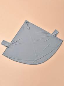 1 Stück Damen Abaya Zubehör Einfarbiger Ärmel All-In-One Kapuzen Gewand Gebetskleid, lässiger Khimar Hijab passend für den täglichen Gebrauch, Saudi-Arabien