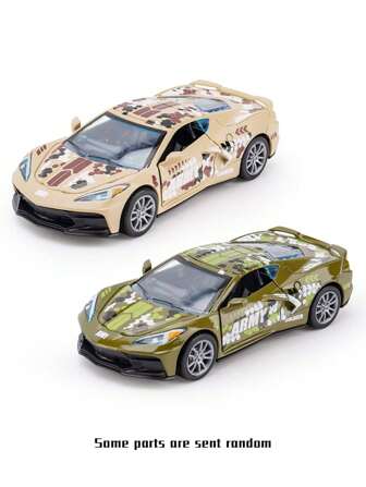 1 热销批发1:36儿童及男孩压铸合金汽车玩具，2色可选锌合金金属合金赛车模型玩具车，万圣节圣诞节感恩节生日派对礼物