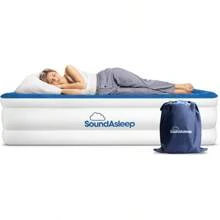 SoundAsleep Dream Series Air Mattress with ComfortCoil Technology & Internal High Capacity Pump - Queen Size - Rey - Ver 1