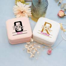 Nécessaire Personalizado com Nome Personalizado | Nécessaire de Beleza | Nécessaire | Presente do Dia das Mães | Presente de Aniversário para Mamãe | Presente Personalizado para Melhor Amiga - Multicolorido - Visão 3
