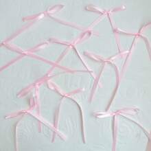 10 件黑色蝴蝶结蛋糕装饰蝴蝶结丝带纸杯蛋糕装饰气球花环新娘婚礼生日派对用品 - 彩色 - 查看 17