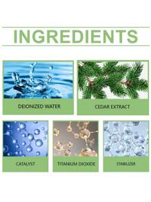 1 Box Of 120ml Formaldehyde Removal Spray, Formaldehyde Remover, Home New House Office Decoration Removal Odor Purification Spray, Quickly Neutralize Formaldehyde Molecules, Purify The Air, Improve Indoor Quality, Suitable For Home, Office, Car And Other Environments