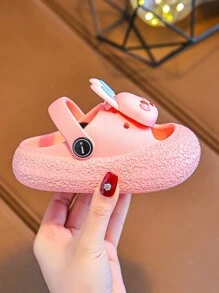 Girls Cute EVA Hole Shoes Cartoon 2 In 1 Summer Soft Bottom Lightweight And Fashionable Hole Shoes - Pink - View 11