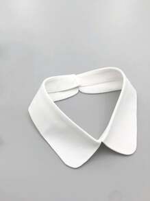 1pc Black & White Simple Classic Versatile Chiffon Detachable Collar For Dress For Christmas Decor - Chiffon False Collar - View 17