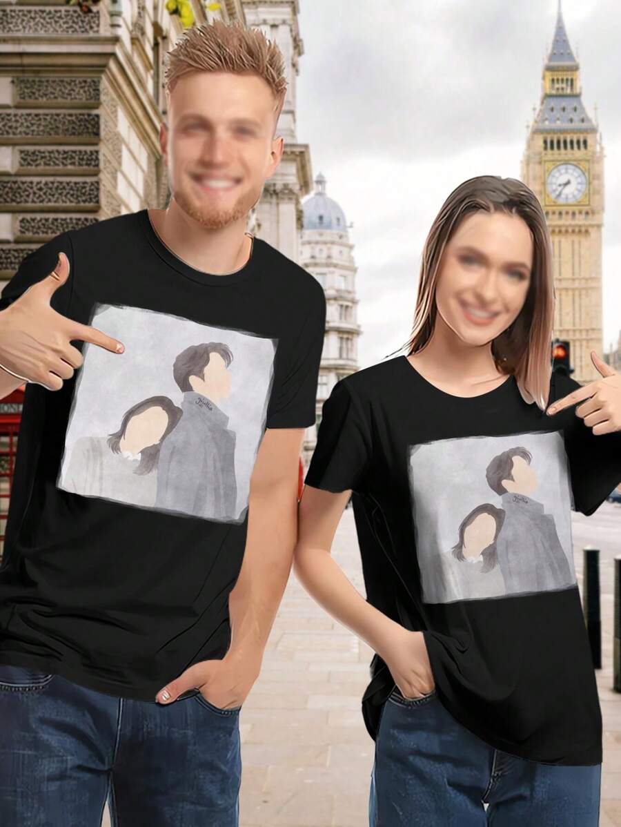 Goblin Fan Art Ladies T-Shirt Cute Kawaii Anime Graphic Tee - màu đen - Xem 1