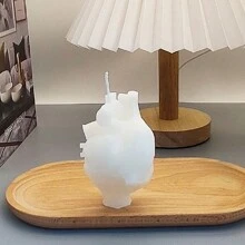 1 Stück herzförmige duftende Kerze Deko, Heimduft Dekoration