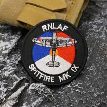 Embroidered Patch With Merrow Border, Sewable Applique And Label For Clothing And Backpack Accessories - Black and White - View 14