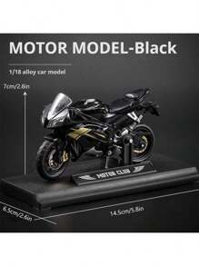 1:18 Scale Motorcycle Model - Kawasaki Ducati Street Bike Replica, Collectible Display Toy, Birthday Gift, Easter Gift, Christmas Gift, Perfect Gift - Multicolor - View 14