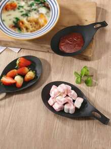 1pc Black Silicone Spoon Rests, Kitchen Scoop Bracket Stand, Multi-Functional Soup Spoon Mat, Easy-Clean Flavor Dish Rests, Spoon Shelf Utensil Spatula Holder, For Kitchen And Restaurant Use, Protects Tableware From Heat Damage, For Cooking