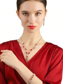 Rhinestone Jewelry Set Bling Necklace Earrings Bracelets Set For Women Evening Clutch Bag V-Shaped Wrinkling Shiny Handbag Wedding Sparkling Glitter Handbag For Women Prom With Detachable Metal Chain For Wedding And Party Shoulder Bag For Women's Handheld Evening Bag Versatile Glitter Handheld Bag Cocktail Party Wedding New Wallet Banquet Bag