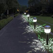1 pieza/2 piezas/4 piezas Luces de sendero solares, luces RGB impermeables IP66, luces de paisaje de ensueño, luces decorativas de jardín, iluminación de paisaje impermeable, lámparas de atmósfera, funciona con energía solar sin necesidad de electricidad, talla grande de 12 horas de iluminación continua